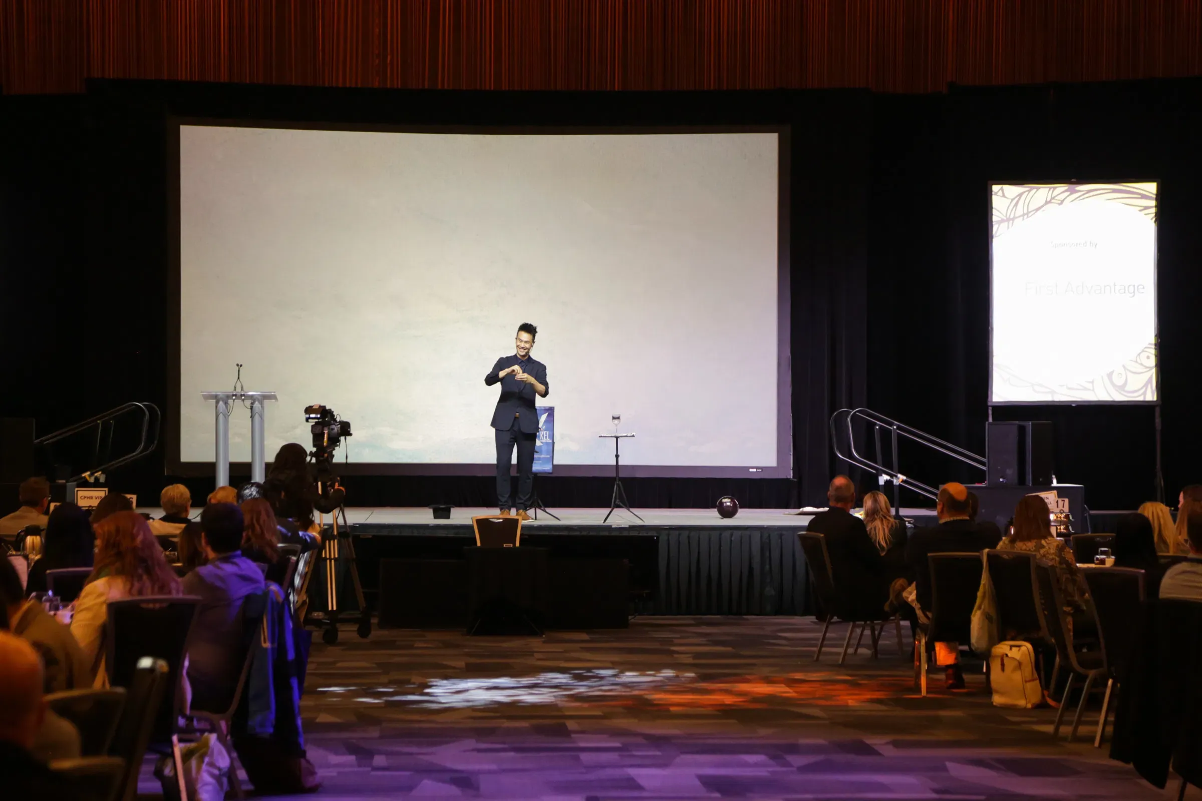 Kel performing on the main stage at the Vancouver Convention Centre, video poster frame